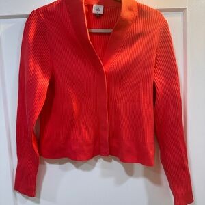 Cabi’s Vibrant Watermelon pink Knit Cardigan